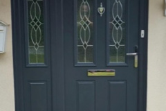 Anthracite Insulated composite door installation in Tadley