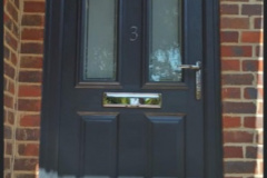 Anthracite Insulated composite door installation in Tadley
