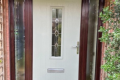 White Insulated Composite door Installation in Tadley