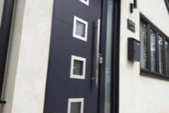 Anthracite Insulated Aluminium-affect Composite door