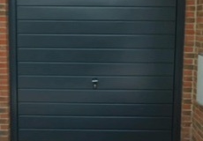 Black Up & Over Garage Door