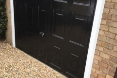 Black Up & Over Garage Door