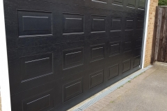 Black Up & Over Garage Door