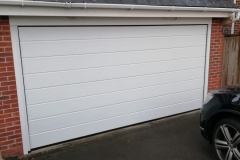 White Sectional Garage Door