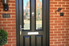 Black Insulted Composite door Installation in Kingsclere