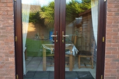 Rosewood uPVC French door Installation in Tadley