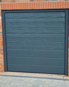 Anthracite Sectional Garage Door in Farnborough