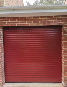 Basingstoke Garage Doors| Red roller Garage Door