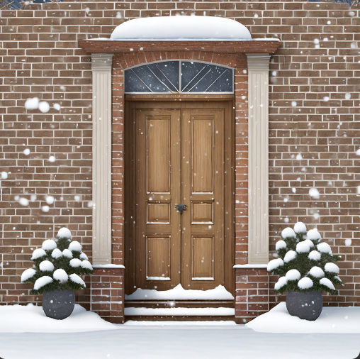 Wooden door