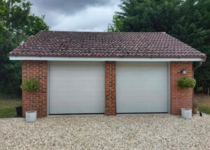 Thatcham Garage Doors| White Sectional Garage Door